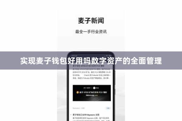 实现麦子钱包好用吗数字资产的全面管理
